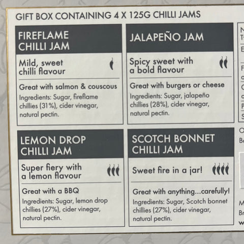 Chilli Jam Selection